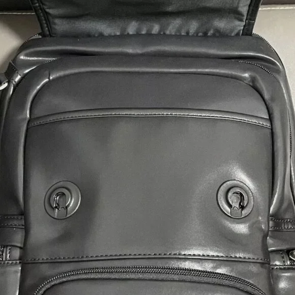 Tumi Alpha Business Backpack Black Leather